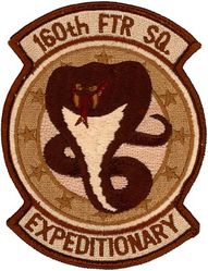 160th Expeditionary Fighter Squadron 
Keywords: desert