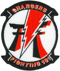 Fighter Squadron 161 (VF-161) 
VF-161 "Chargers" 
1982-1988
Established as VF-161 on 1 Sep 1960; VFA-161 on 1 Jun 1986-1 Apr 1988.
McDonnell Douglas F-4 B/N/J/S Phantom II
