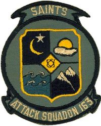 Attack Squadron 163 (VA-163)
VA-163 "Saints"
1960-1971
Douglas A4D-2 (A-4B); A4D-5 (A-4E); TA-4F Skyhawk

