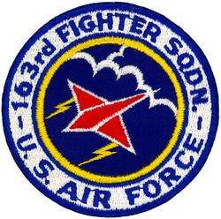 163d Tactical Fighter Squadron
Federalized and ordered to active service as part of Operation Tack Hammer, 1 Oct 1961-7 Jun 1962, the US response to the Berlin Crisis, deployed to Chambley-Bussières AB, France. Assigned to 7122d Tactical Wing (Special Delivery), with 26 F-84F whose mission was to support Seventeenth Air Force and various NATO exercises in Europe, flying up to 30 sorties a day exercising with Seventh Army units in West Germany.

