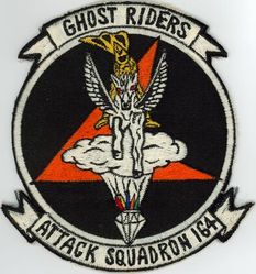 Attack Squadron 164 (VA-164)
VA-164 "Ghost Riders"
1960-1975
Douglas A4D-2 (A-4B); A4D-5 (A-4E);A-4F; TA-4F Skyhawk

