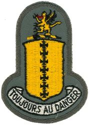 17th Bombardment Wing, Heavy 
Translation: TOUJOURS AU DANGER = Ever into Danger

