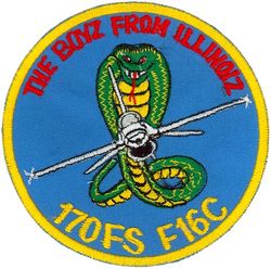 170th Fighter Squadron F-16C

