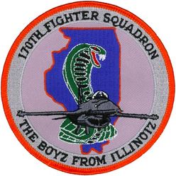 170th Fighter Squadron F-16
