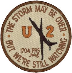 1704th Reconnaissance Squadron (Provisional) U-2
On 21 Sep 1990 OL-CH was designated 1704th Reconnaissance Squadron (Provisional). During the deployment (Aug 90-Feb 91) U-2s flew 564 missions; 4,561.6 hours flown.
Keywords: desert