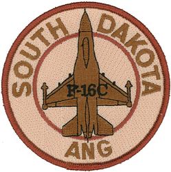 175th Fighter Squadron F-16C
Keywords: desert