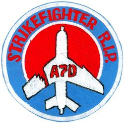 174th Tactical Fighter Squadron A-7D Morale
Done after wing failures on the A-7D fleet negated the procurement of the A-7F Strikefighter.
