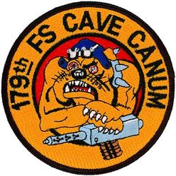 179th Fighter Squadron
Translation: CAVE CANUM = Beware of the Dog

