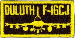 179th Fighter Squadron F-16CJ Pencil Pocket Tab
