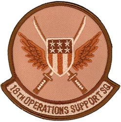 18th Operations Support Squadron
Keywords: desert
