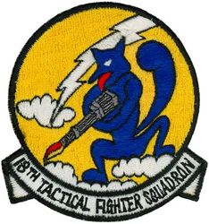 18th Tactical Fighter Squadron
Fully embroidered.
