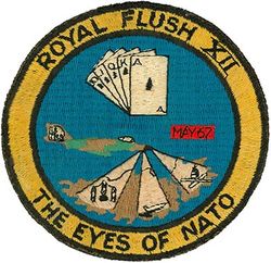 18th Tactical Reconnaissance Squadron ROYAL FLUSH XII Competition
ROYAL FLUSH was an aerial reconnaissance competition among NATO reconnaissance units. 
