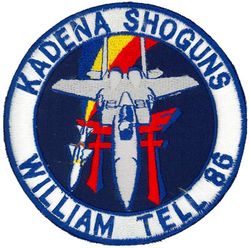 18th Tactical Fighter Wing William Tell Competition 1986
