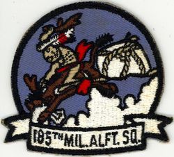185th Military Airlift Squadron 
Constituted as the 620th Bombardment Squadron (Dive) on 25 Jan 1943. Activated on 4 Feb 1943. Redesignated 506th Fighter-Bomber Squadron on 10 Aug 1943. Redesignated 506th Fighter Squadron on 30 May 1944. Inactivated on 9 Nov 1945. Redesignated 185th Fighter Squadron, and allotted to the National Guard on 24 May 1946. Organized on 18 Feb 1947. Extended federal recognition on 18 Dec 1947. Redesignated 185th Tactical Reconnaissance Squadron on 1 Feb 1951; 185th Fighter-Bomber Squadron on 1 Jan 1953; 185th Fighter-Interceptor Squadron 1 Jul 1955; 185th Air Transport Squadron, Heavy c. 1 Apr 1961; 185th Military Airlift Squadron on 1 Jan 1966; Redesignated 185th Tactical Airlift Squadron on 10 Dec 1974; 185th Airlift Squadron c. 16 May 1992; 185th Air Refueling Squadron on 1 Oct 2008; 185th Special Operations Squadron on 1 Oct 2015-.
