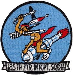 185th Fighter-Interceptor Squadron 
Constituted as the 620th Bombardment Squadron (Dive) on 25 Jan 1943. Activated on 4 Feb 1943. Redesignated 506th Fighter-Bomber Squadron on 10 Aug 1943. Redesignated 506th Fighter Squadron on 30 May 1944. Inactivated on 9 Nov 1945. Redesignated 185th Fighter Squadron, and allotted to the National Guard on 24 May 1946. Organized on 18 Feb 1947. Extended federal recognition on 18 Dec 1947. Redesignated 185th Tactical Reconnaissance Squadron on 1 Feb 1951; 185th Fighter-Bomber Squadron on 1 Jan 1953; 185th Fighter-Interceptor Squadron 1 Jul 1955; 185th Air Transport Squadron, Heavy c. 1 Apr 1961; 185th Military Airlift Squadron on 1 Jan 1966; Redesignated 185th Tactical Airlift Squadron on 10 Dec 1974; 185th Airlift Squadron c. 16 May 1992; 185th Air Refueling Squadron on 1 Oct 2008; 185th Special Operations Squadron on 1 Oct 2015-.
