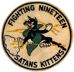 Fighter Squadron 19
VF-19 Satan's Kittens                 
15 Aug 1943-15 Nov 1946
Grumman F6F-3N/3P/5/5N/5P Hellcat
