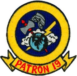 Patrol Squadron 19
VP-19 "Big Red"
1964-1978 (3rd insignia)
Established as VP-907 on 4 Jul 1946; VP-ML-57 on 15 Nov 1946; VP-871) in Feb 1950 VP-19 (3rd VP-19) on 4 Feb 1953-31 August 1991.
Lockheed P-3A/B/C Orion
