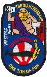 Patrol Squadron 19 (VP-19) Combat Air Crew 6 Western Pacific Cruise 1996-1997
Established as Reserve Patrol Squadron NINE HUNDRED SEVEN (VP-907) on 4 Jul 1946. Redesignated Medium Patrol Squadron FIFTY
SEVEN (VP-ML-57) on 15 Nov 1946: Patrol Squadron EIGHT HUNDRED
SEVENTY ONE (VP-871) in Feb 1950: Patrol Squadron NINETEEN (VP-19) on 4 Feb 1953, the third squadron to be assigned the VP-19 designation. Disestablished on 31 Aug 1991.
