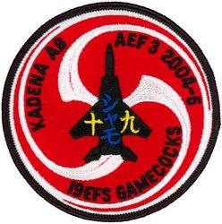 19th Expeditionary Fighter Squadron Air Expeditionary Force 2004-5
