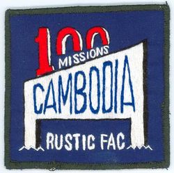 19th Tactical Air Support Squadron (Light) Cambodia 100 Missions
