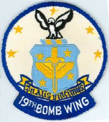 19th Bombardment Wing, Heavy 
Translation: IN ALIS VINCIMUS = On Wings We Conquer
