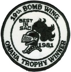 19th Bombardment Wing, Heavy 1981 Omaha Trophy Winner
