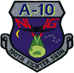190th Fighter Squadron A-10 Night Vision Goggles
