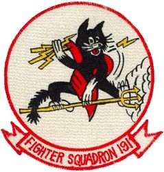 Fighter Squadron 191 (VF-191)
VF-191 "Satan's Kittens"
Established as VF-19 on 15 Aug 1943; VF-19A on 15 Nov 1946; VF-191 on 24 Aug 1948-1 March 1978.
Vought F-8A/E/J Crusader
McDonnell Douglas F-4J Phantom II
