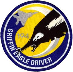 194th Fighter Squadron F-15 Pilot
