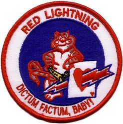 Fighter Squadron 194 (VF-194) (4th) F-14 Tomcat
Established as Fighter Squadron NINETY ONE (VF-91) (2nd) on 26 Mar 1952. Redesignated Fighter Squadron ONE HUNDRED NINETY FOUR (VF-194) (3rd) “Red Lightning” on 1 Aug 1963. Disestablished on 1 Mar 1978. Reestablished on 1 Dec 1986. Disestablished on 29 Apr 1988.

Grumman F-14A Tomcat, 1986-1988

Deployments.
24 Jul 1987-5 Aug 1987	USS Enterprise (CVN-65) CVW-10, F-14A, NorPac


