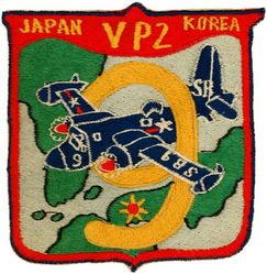 Patrol Squadron 2 (VP-2) Crew 9
VP-2
1951
Established as VB-130 on 1 Mar 1943. Redesignated VPB-130 on 1 Oct 1944; VP-130 on 15 May 1946; VP-ML-2 on 15 Nov 1946; VP-2 (2nd) on 1 Sep 1948-30 Sep 1969.
Lockheed P2V-3/3W/4 Neptune

