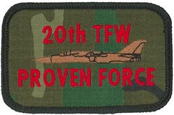 20th Tactical Fighter Wing Operation PROVEN FORCE
Keywords: subdued