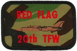 20th Tactical Fighter Wing RED FLAG
Keywords: subdued