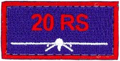 20th Reconnaissance Squadron Pencil Pocket Tab
