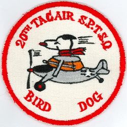 20th Tactical Air Support Squadron (Light) O-1 
Keywords: snoopy