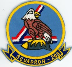 Marine Attack Training Squadron 203 (VMAT-203)
VMAT-203 "Hawks"
1980's 
AV-8B Harrier II
