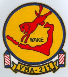 Marine Attack Squadron 211 (VMA-211)
Activated as Marine Fighting Squadron 4 (VF-4M) on 1 Jan 1937. Redesignated Marine Fighting Squadron 2 (VMF-2) on 1 Jul 1937;  Marine Fighting Squadron 211 (VMF-211) "AVENGERS" on 1 Jul 1941; Marine Attack Squadron 211 (VMA-211) in 1952; Marine Fighter Attack Squadron 211 (VMFA-211) on 30 Jun 2016-.

Douglas A4D-1/2/2N/A4-E/M Skyhawk, 1957-89
