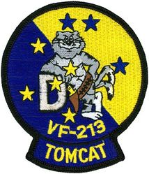 Fighter Squadron 213 (VF-213) F-14D Tomcat
VF-213 "Black Lions" 
1997-2005
Established as VF-213 on 22 June 1955; VFA-213 on 2 Apr 2006. 
Grumman F-14A Tomcat
