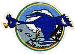 Patrol Squadron 22 (VP-22) (3rd) 
Established as Bombing Squadron ONE HUNDRED TWO (VB-102) on 15 Feb 1943. Redesignated Patrol Bombing Squadron ONE HUNDRED TWO (VPB-102) on 1 Oct 1944; Redesignated Patrol Squadron ONE HUNDRED TWO (VP-102) on 15 May 1946; Heavy Patrol Squadron (Landplane) TWO (VP-HL-2) on 15 Nov 1946; Patrol Squadron TWENTY TWO (VP-22) (3rd) "Blue Geese" on 1 Sep 1948. Disestablished on 31 Mar 1994.

Consolidated PB4Y-2 Privateer   
Lockheed P2V-4/5/5F Neptune

Insignia (2nd) approved on 9 Oct 1951.
USA made.

