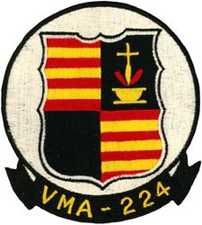 Marine Attack Squadron 224 (VMA-224)
VMA-224 
1960'S 2d Design
A4D Skyhawk 
