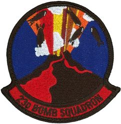 23d Bomb Squadron
Organized as 18 Aero Squadron on 16 Jun 1917.  Redesignated as 23 Aero Squadron (Repair) on 22 Jun 1917.  Demobilized on 22 Mar 1919.  Reconstituted, and consolidated (1924) with 23 Squadron, which was authorized on 30 Aug 1921, organized on 1 Oct 1921, redesignated as 23 Bombardment Squadron on 25 Jan 1923.  Redesignated as: 23 Bombardment Squadron (Medium) on 6 Dec 1939; 23 Bombardment Squadron (Heavy) on 20 Nov 1940; 23 Bombardment Squadron, Heavy, on 6 Mar 1944; 23 Bombardment Squadron, Very Heavy, on 30 Apr 1946.  Inactivated on 10 Mar 1947.  Redesignated as 23 Reconnaissance Squadron, Very Long Range, Photographic, on 16 Sep 1947. Activated on 20 Oct 1947.  Redesignated as: 23 Strategic Reconnaissance Squadron, Photographic, on 16 Jun 1949; 23 Strategic Reconnaissance Squadron, Heavy, on 14 Nov 1950; 23 Bombardment Squadron, Heavy, on 1 Oct 1955; 23 Bomb Squadron on 1 Sep 1991.
