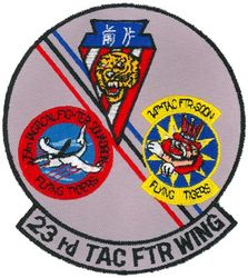 23d Tactical Fighter WIng Gaggle
Gaggle: 76th Tactical Fighter Squadron, 74th Tactical Fighter Squadron & 75th Tactical Fighter Squadron.
