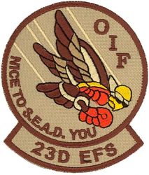 23d Expeditionary Fighter Squadron Operation IRAQI FREEDOM
Keywords: desert