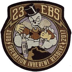 23d Expeditionary Bomb Squadron Operation INHERENT RESOLVE 2017
Deployed to Al Udeid Air Base, Qatar.
Keywords: desert