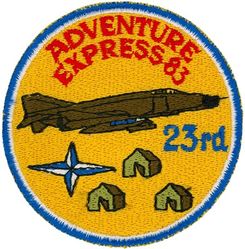 23d Tactical Fighter Squadron Exercise ADVENTURE EXPRESS 1983
