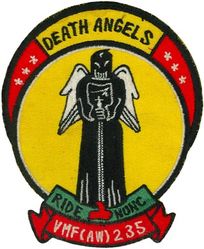 Marine All Weather Fighter Squadron 235 (VMF(AW)-235)
VMF(AW)-235 "Death Angels"
1966-1968
F8U-2NE, F-8J  Crusader
