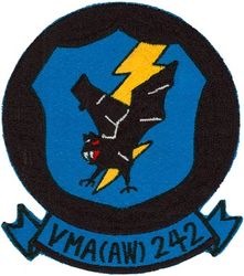 Marine All Weather Attack Squadron 242 
VMA(AW)-242 "Bats"
1980
A-6E Intruder 
