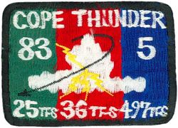 51st Tactical Fighter Wing Exercise COPE THUNDER 1983-5
