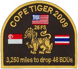 25th Fighter Squadron Exercise COPE TIGER 09
