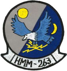Marine Medium Helicopter Squadron 263 (HMM-263)
HMM-263 "Thunder Chickens"
1962-1971
Sikorsky UH-34 Choctaw 
Vertol CH-46 Sea Knight
